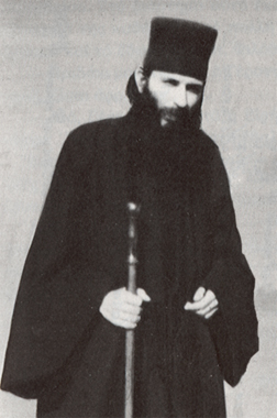 Young Monk Panteleimon, who called himself an elder while still in his twenties.